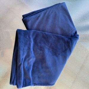 Royal blue velvet king size pillow case. Set of 2.